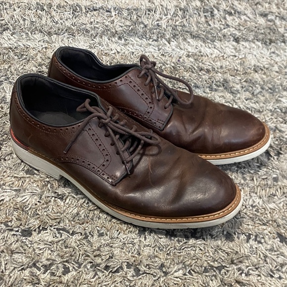 Cole Haan Dark Brown Leather Oxfords